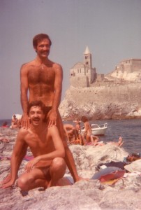 La prima vacanza insieme in Liguria nel 1981