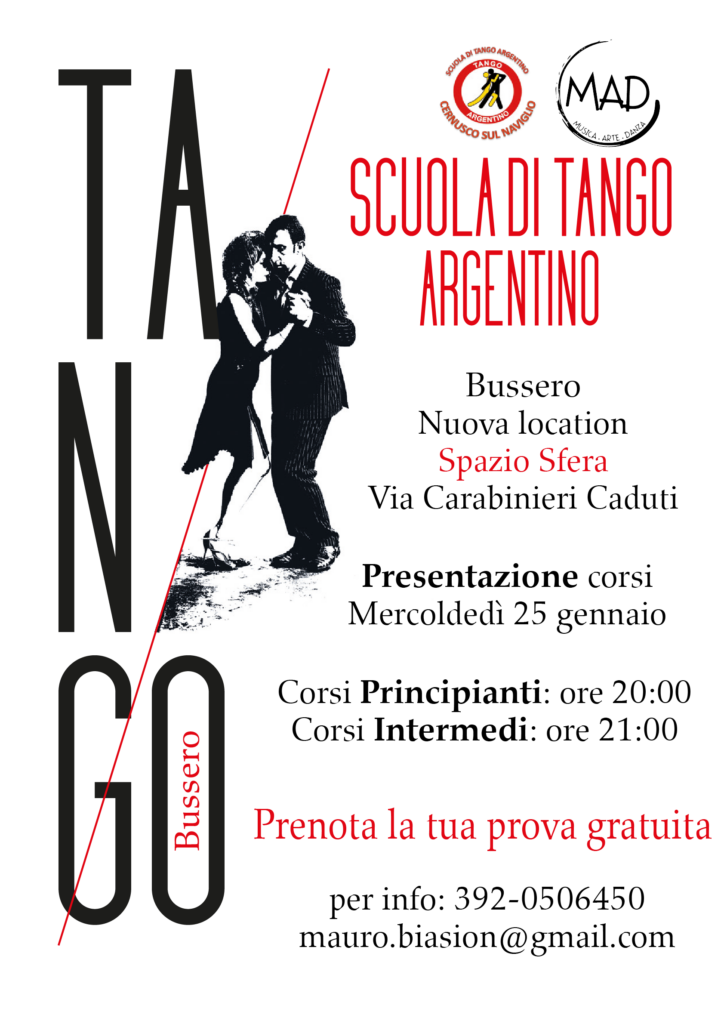 corsi tango argentino bussero spazio sfera 